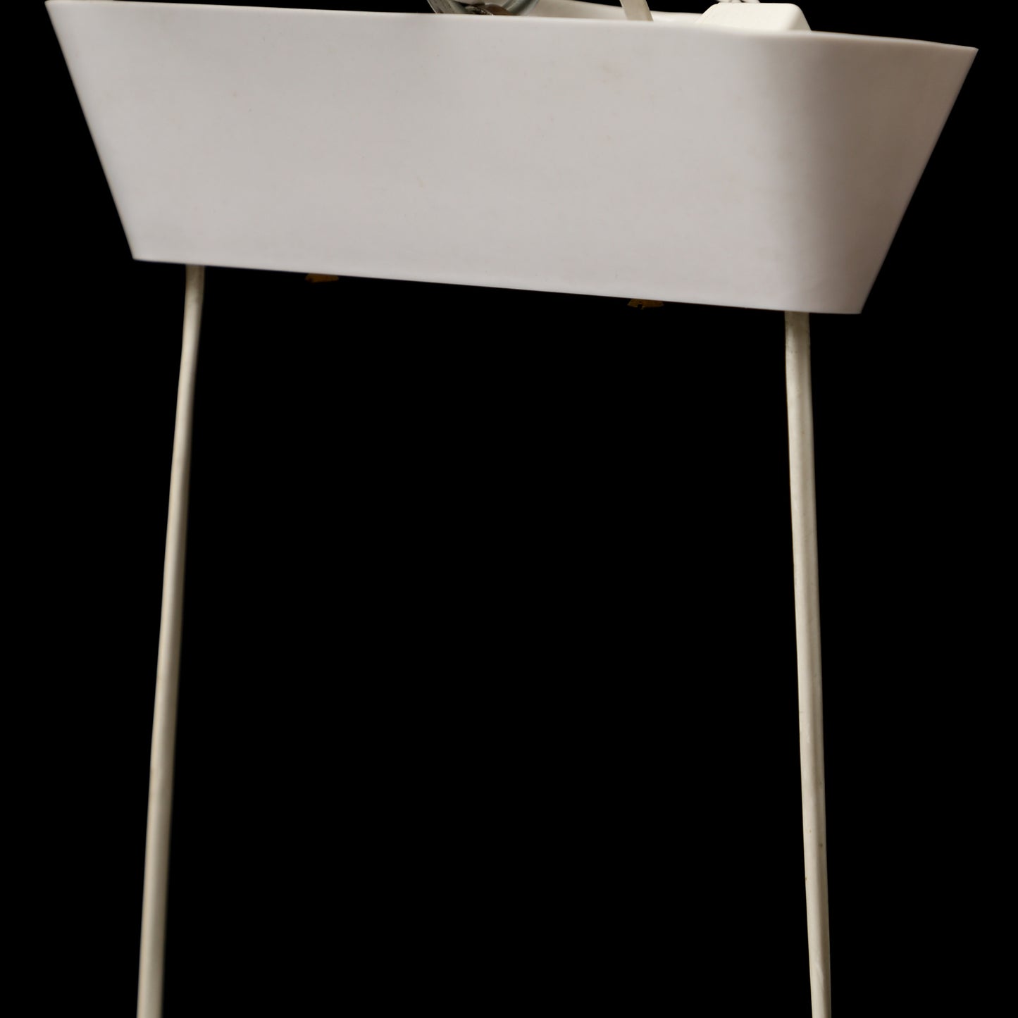 Ceiling light molded glass and brass by Orrefors Sweden 1960