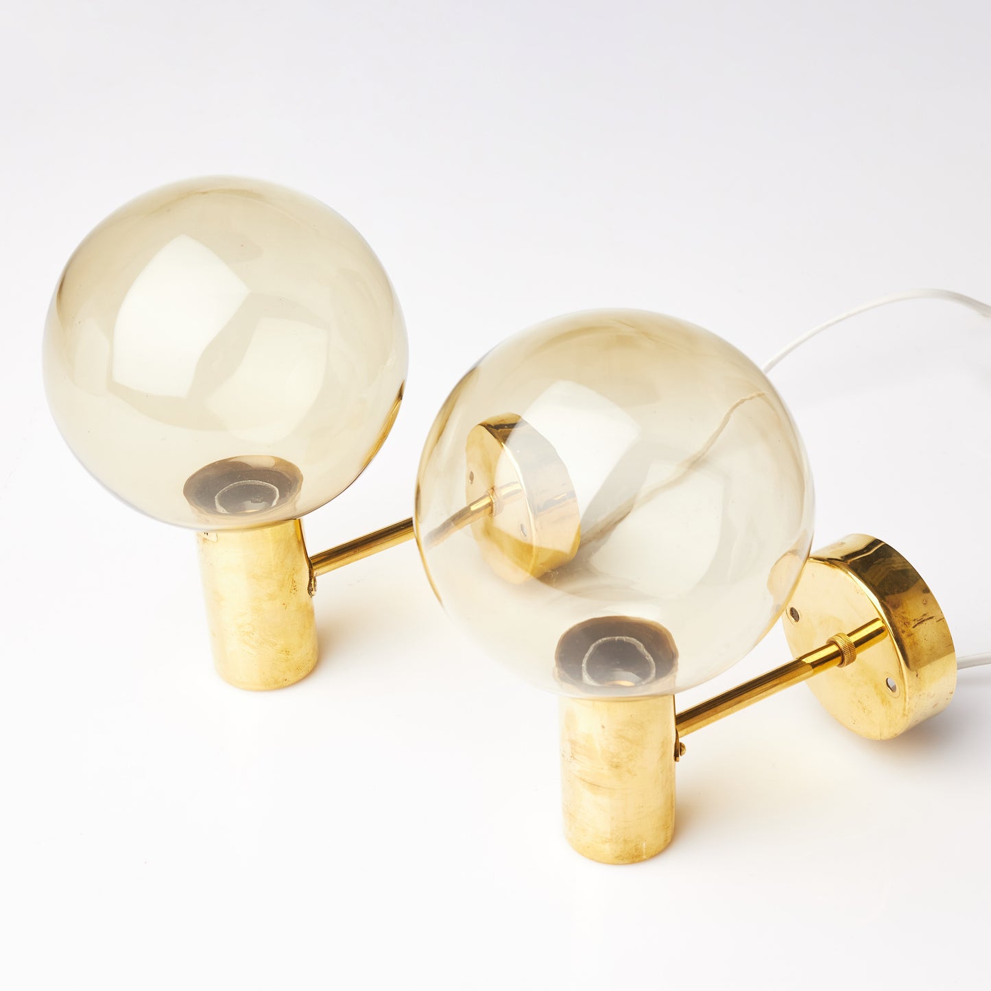 Hans-Agne Jakobsson Wall Lamps Model V-149 Sweden 1960