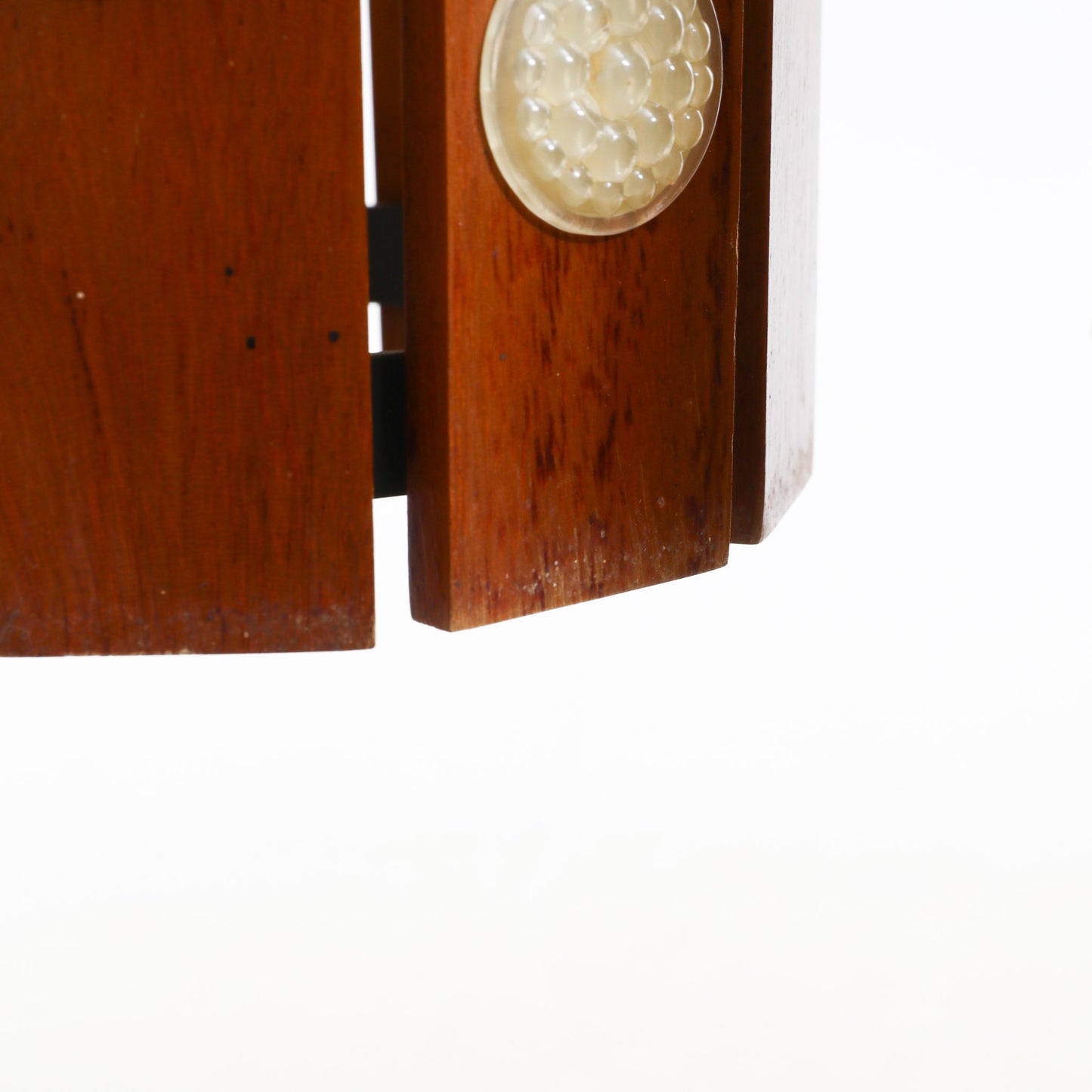 Pendant light by Verner Schou wood Denmark. 1960s.