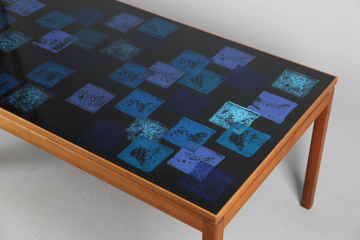 ALGOT TÖRNEMAN Coffee table with enamel top by AB Säffle Möbelfabrik Sweden 1960