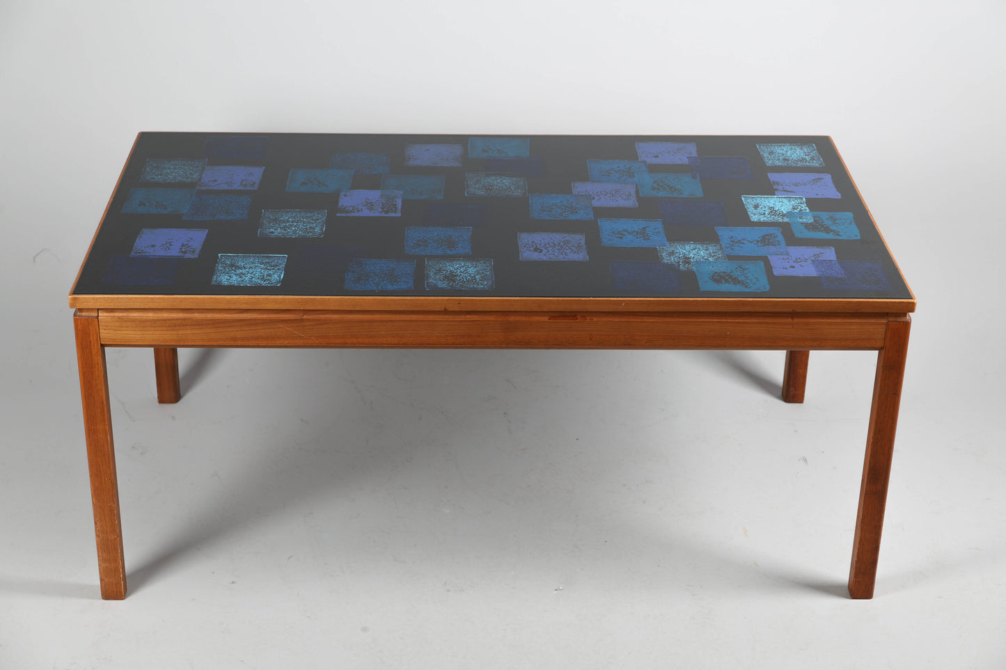 ALGOT TÖRNEMAN Coffee table with enamel top by AB Säffle Möbelfabrik Sweden 1960