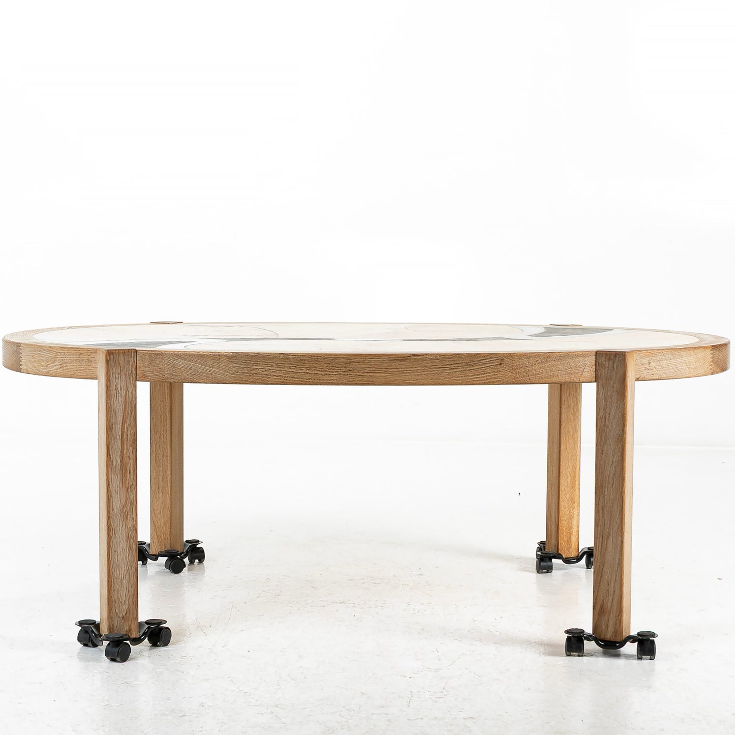 Tue Poulsen coffee Table by Haslev Mobelsnedkeri Denmark 1960