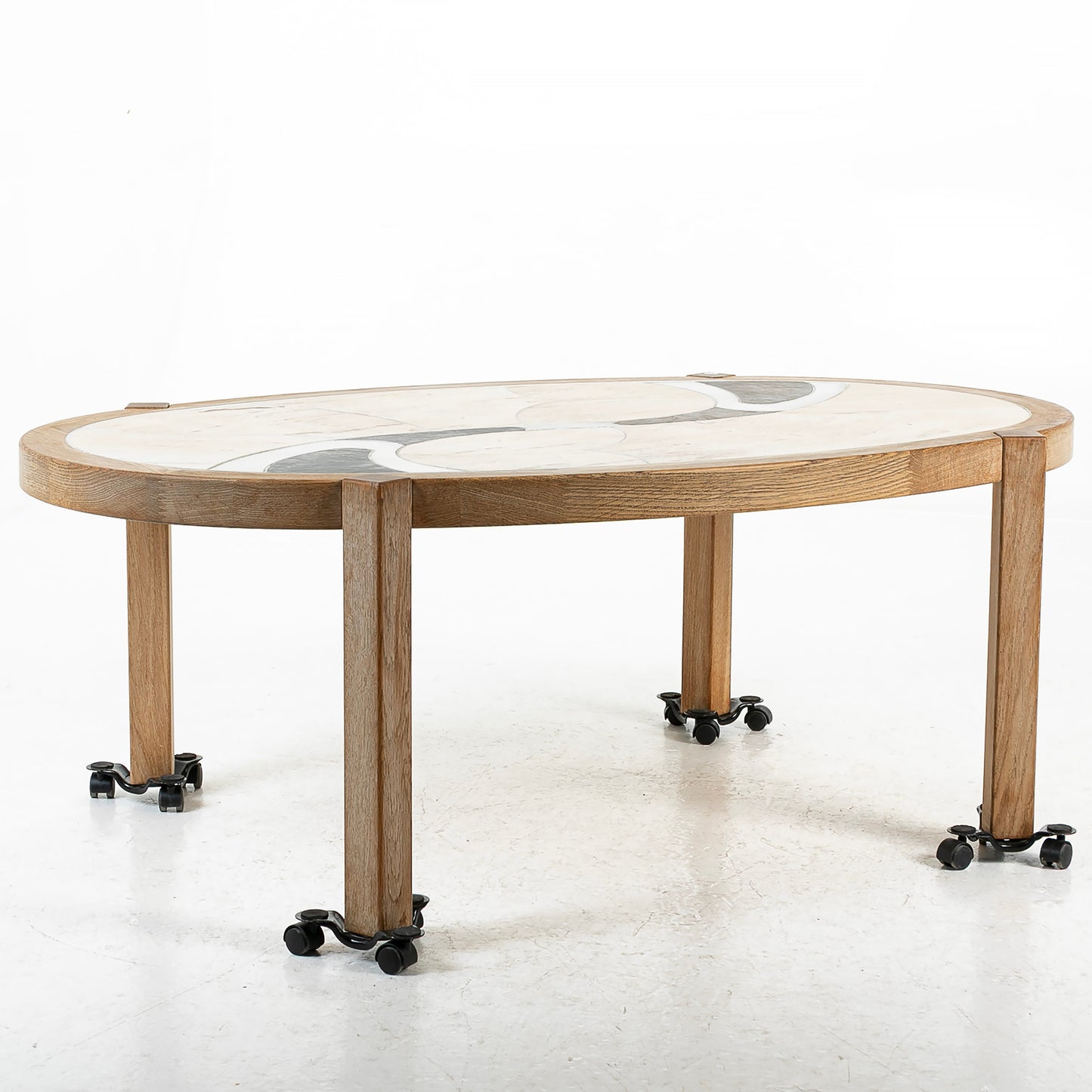 Tue Poulsen coffee Table by Haslev Mobelsnedkeri Denmark 1960
