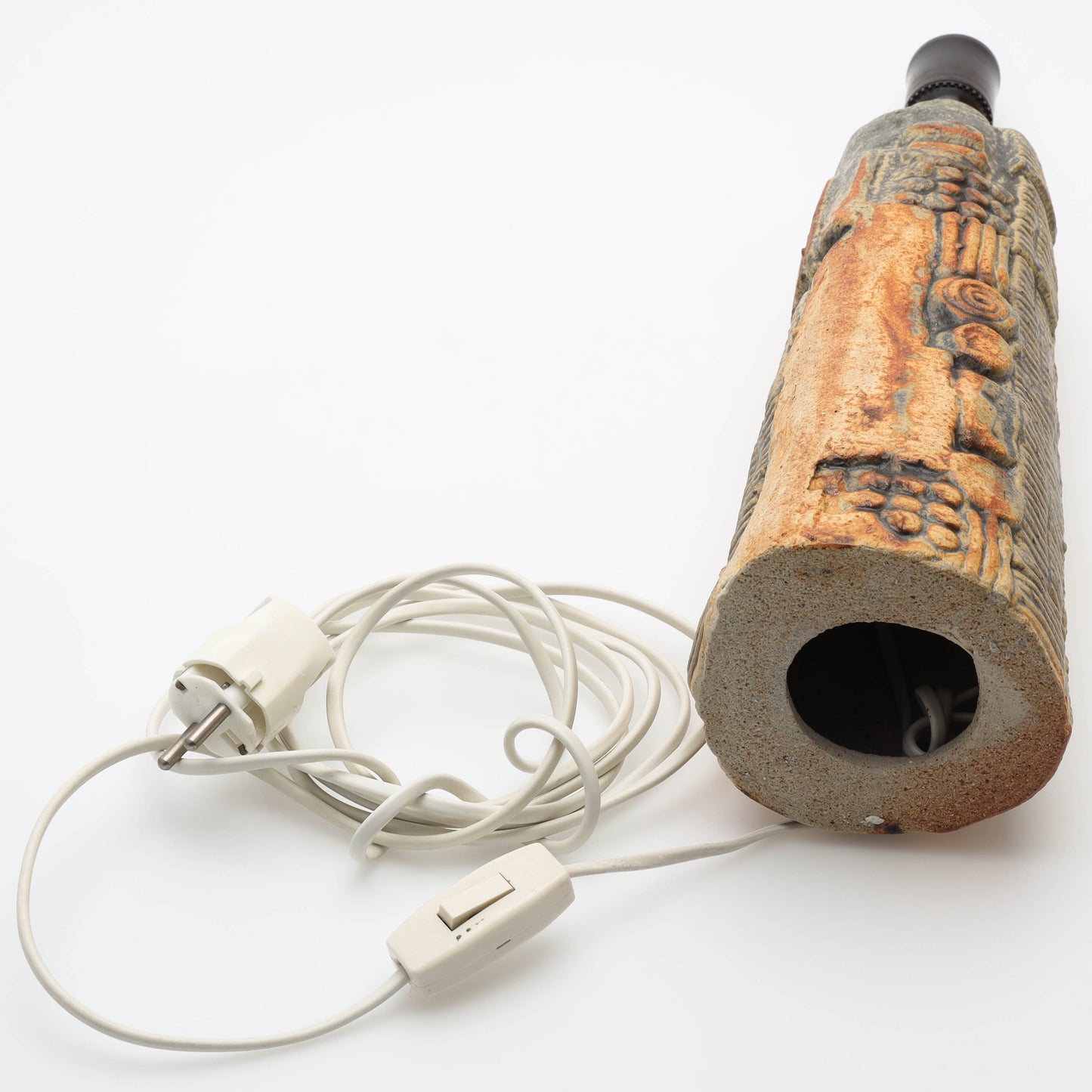 Bernard Rooke stoneware table lamp, stamped from England 1960