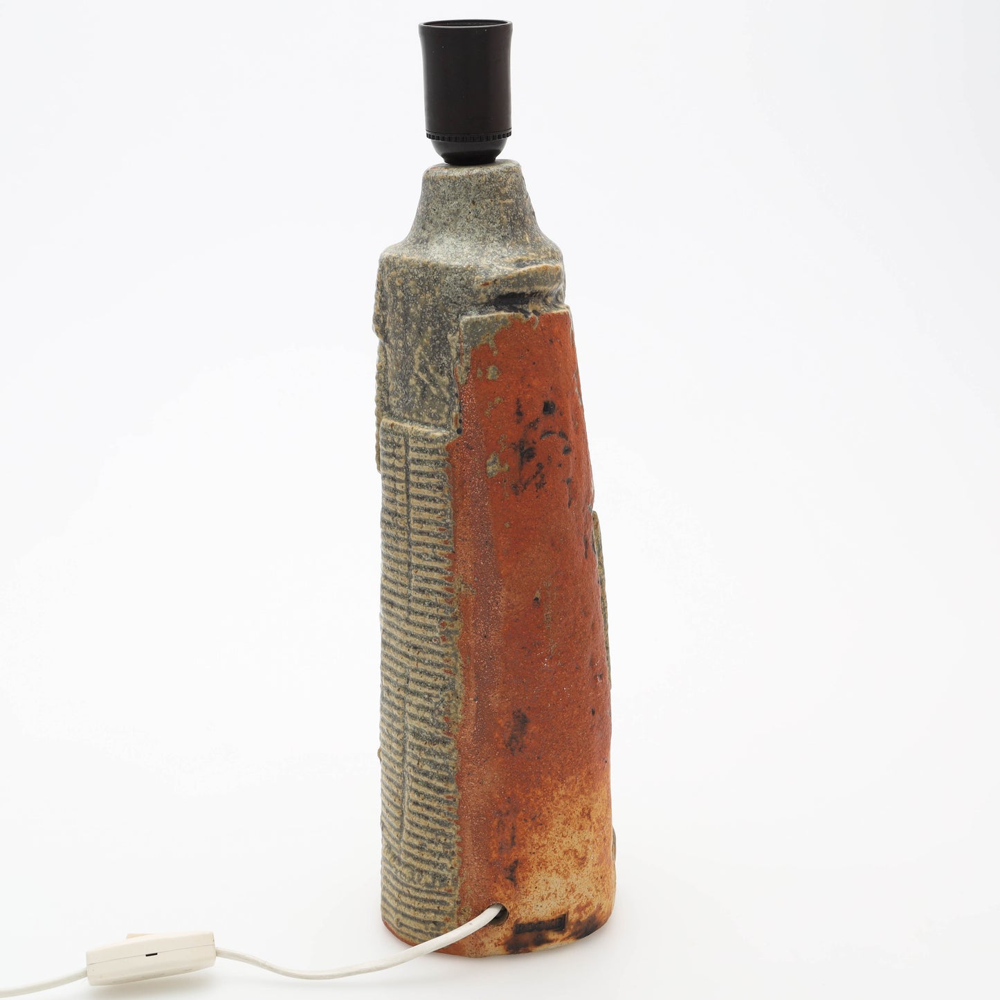 Bernard Rooke stoneware table lamp, stamped from England 1960