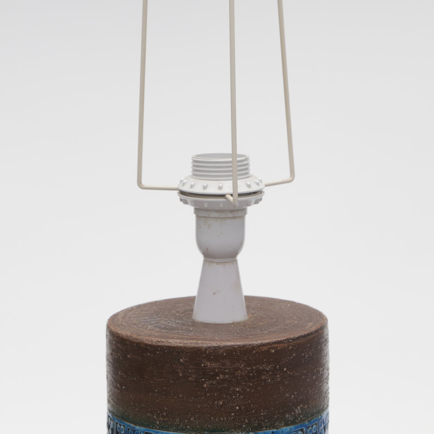 Aldo Londi Table Lamp for Bitossi ceramic Italy 1960 Signed