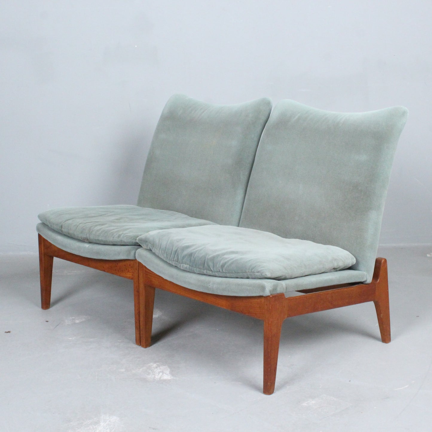 Finn Juhl Teak armchair model FD 112 for France & Søn Sweden 1960 Marked