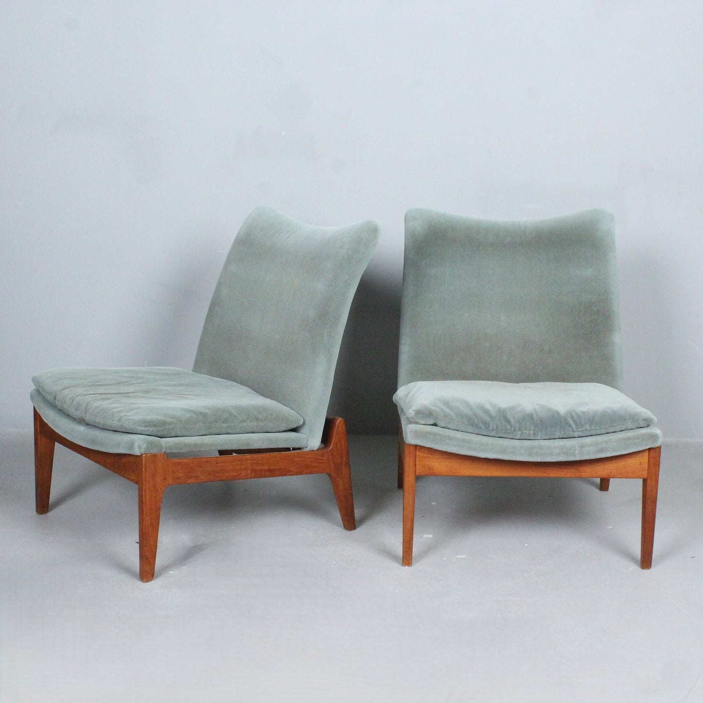 Finn Juhl Teak armchair model FD 112 for France & Søn Sweden 1960 Marked
