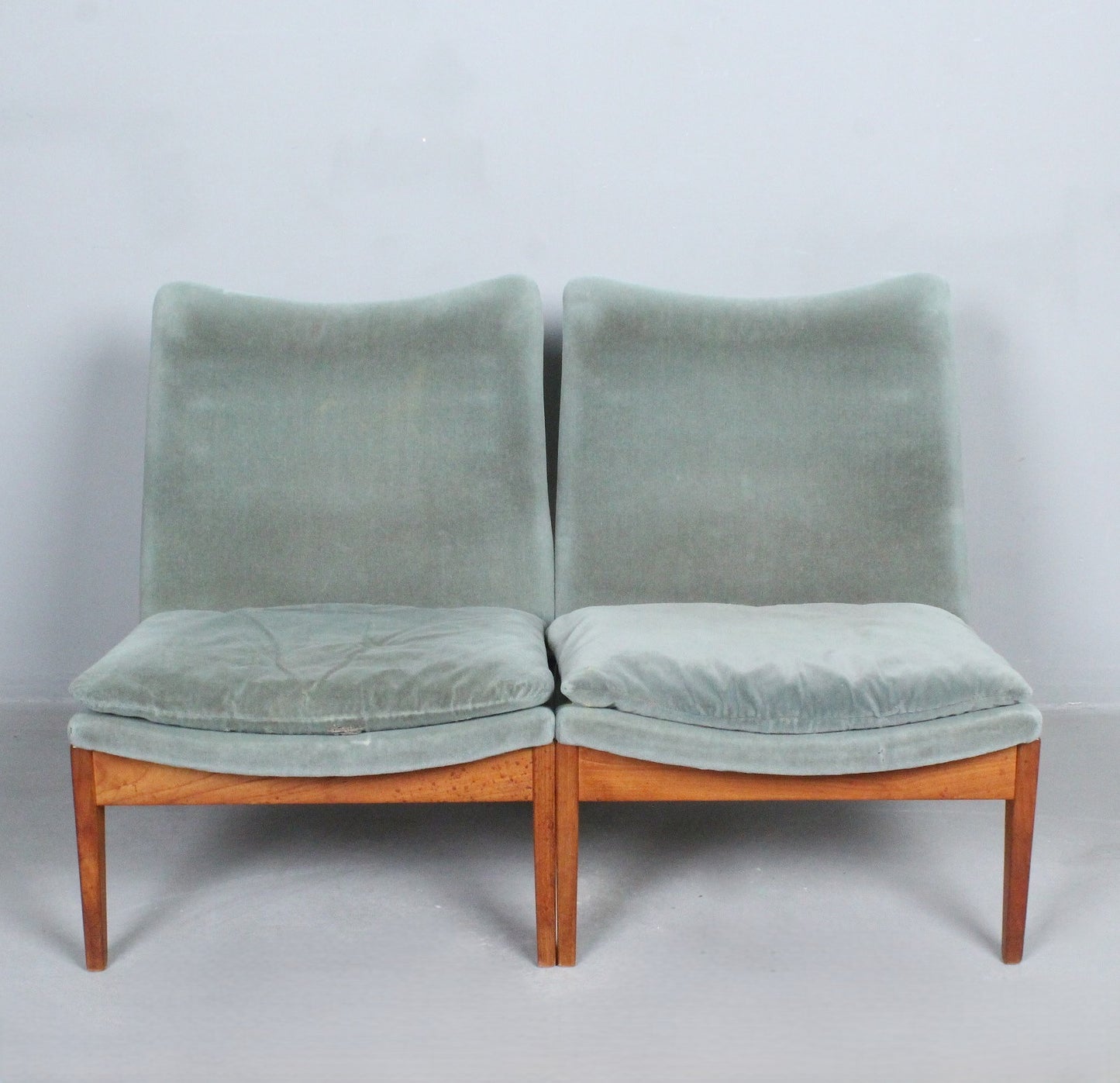 Finn Juhl Teak armchair model FD 112 for France & Søn Sweden 1960 Marked