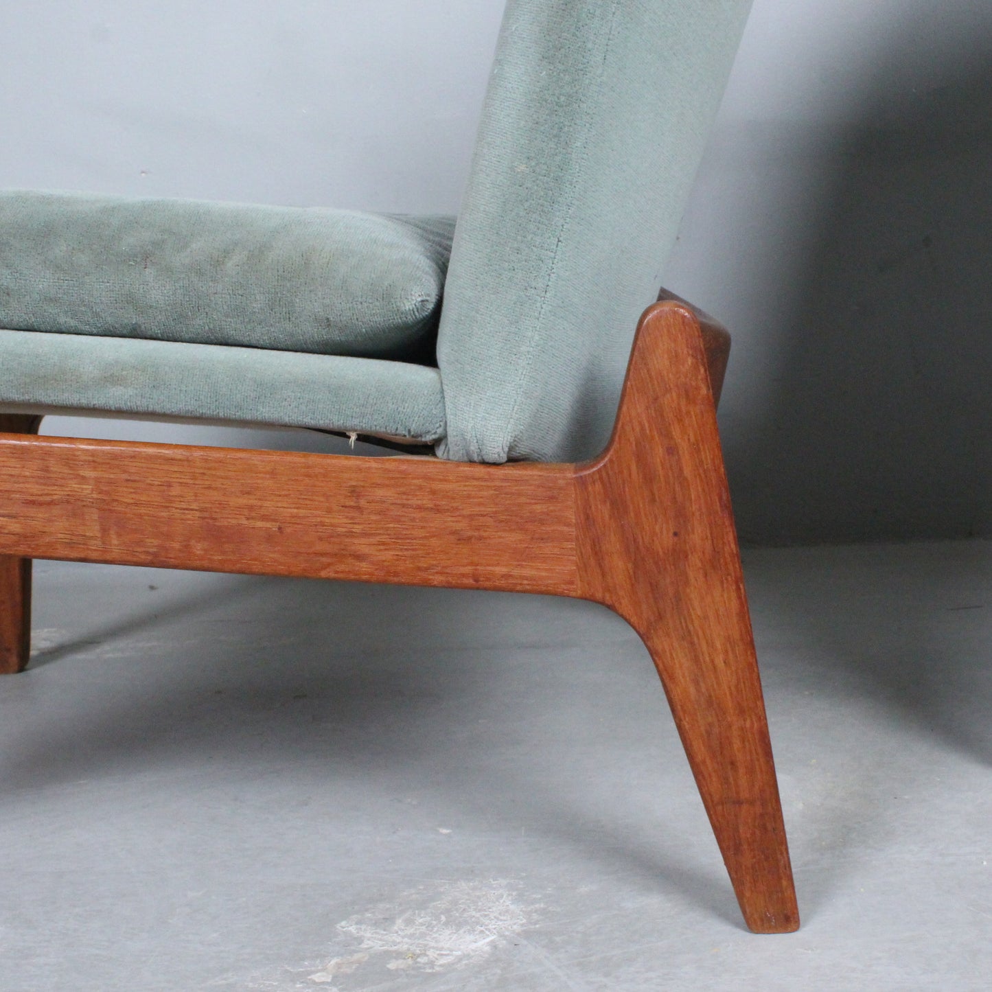 Finn Juhl Teak armchair model FD 112 for France & Søn Sweden 1960 Marked
