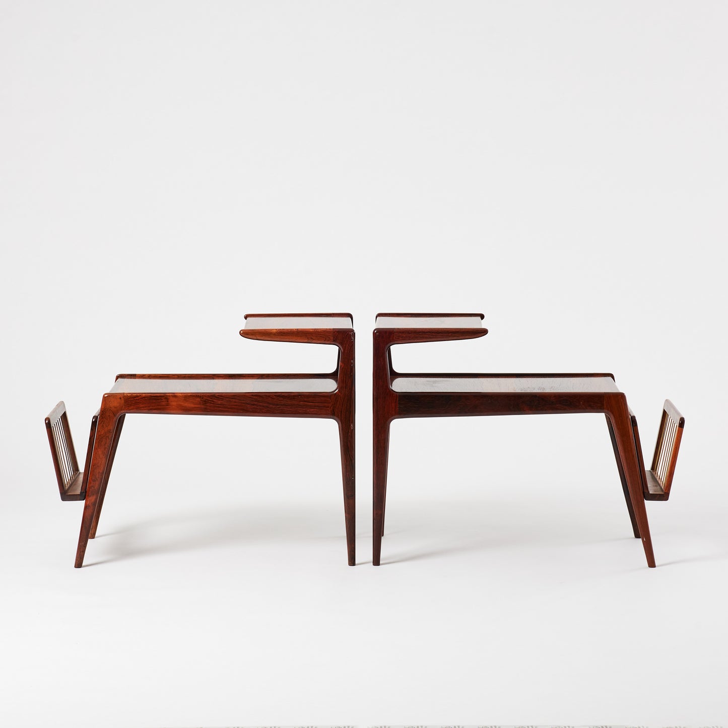 Kurt Ostervig A pair of Jason Danmark side tables Denmark 1960 Signed