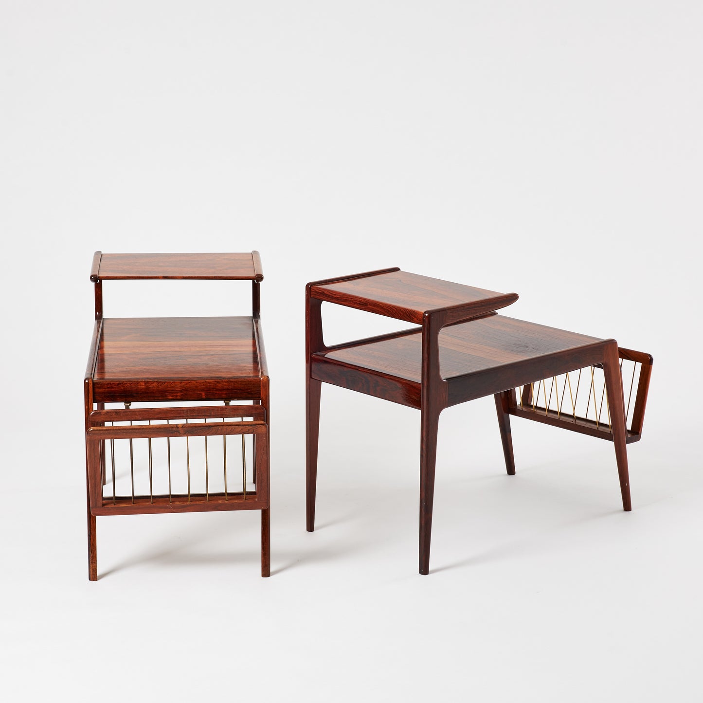 Kurt Ostervig A pair of Jason Danmark side tables Denmark 1960 Signed