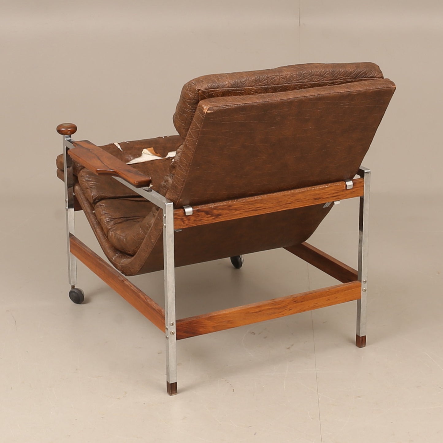 ERIC MERTHEN armchair, "Kronsästolljen" AB Dahléns Industry, Sweden 1960