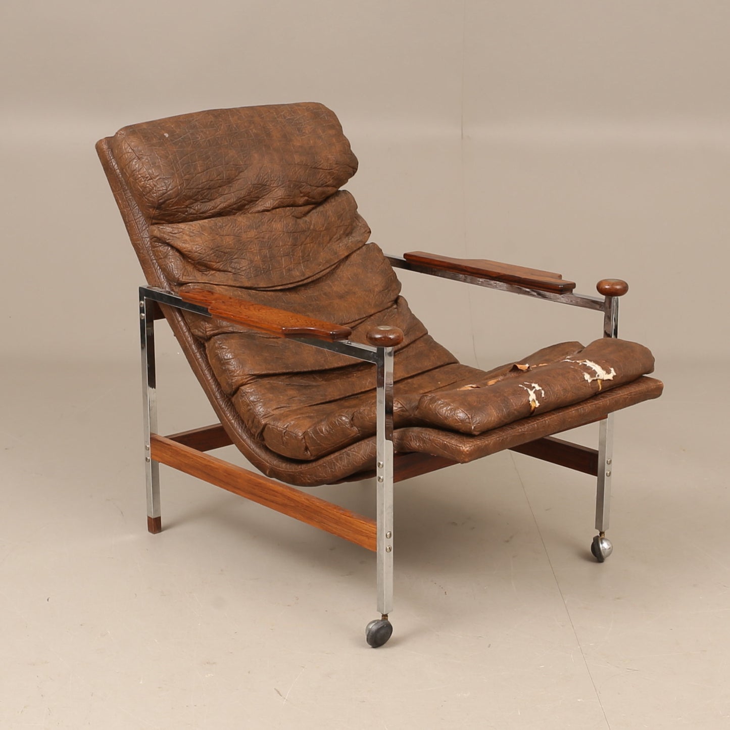 ERIC MERTHEN armchair, "Kronsästolljen" AB Dahléns Industry, Sweden 1960