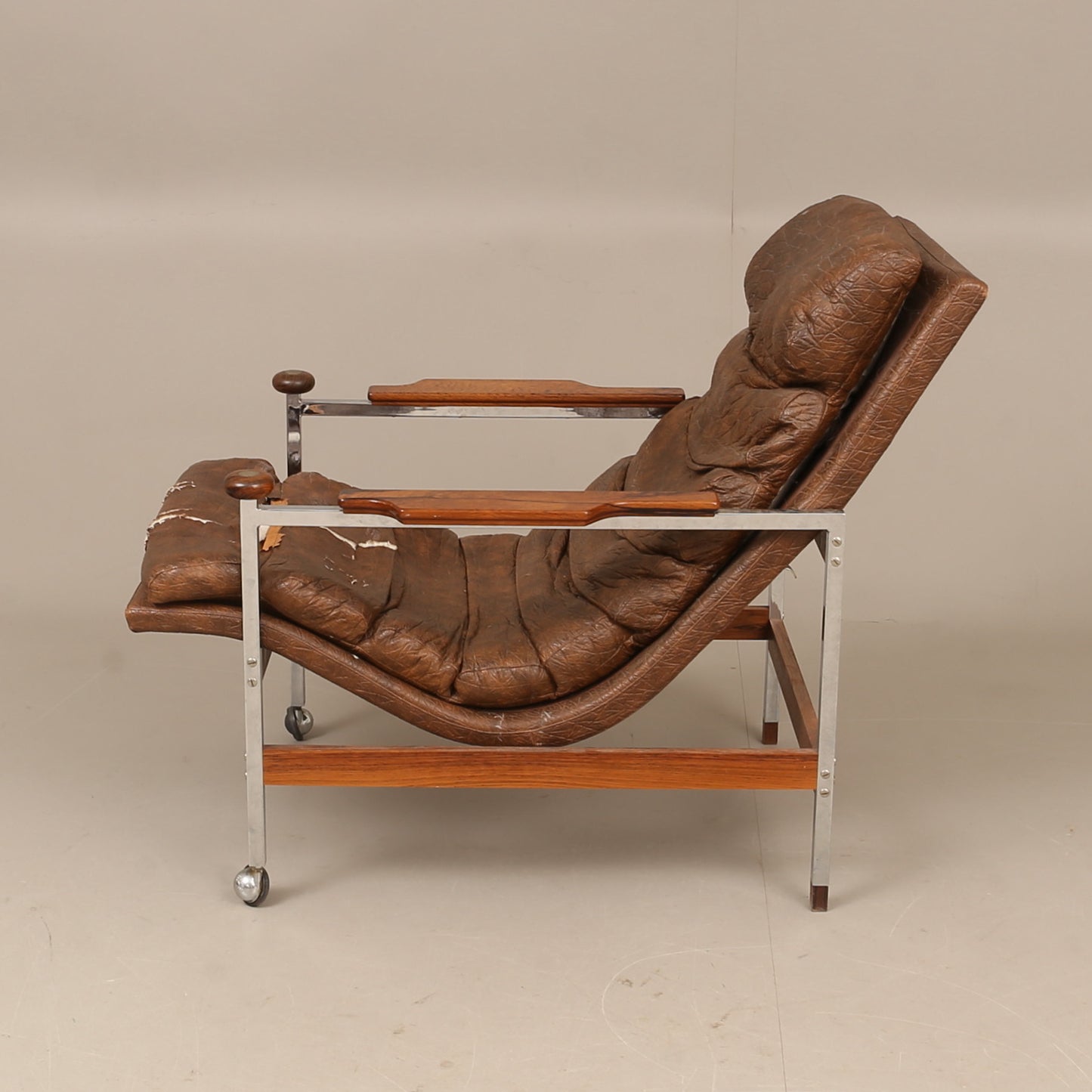 ERIC MERTHEN armchair, "Kronsästolljen" AB Dahléns Industry, Sweden 1960