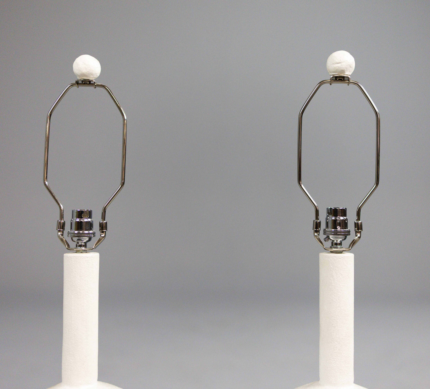 2 Plaster table lamps France 1970