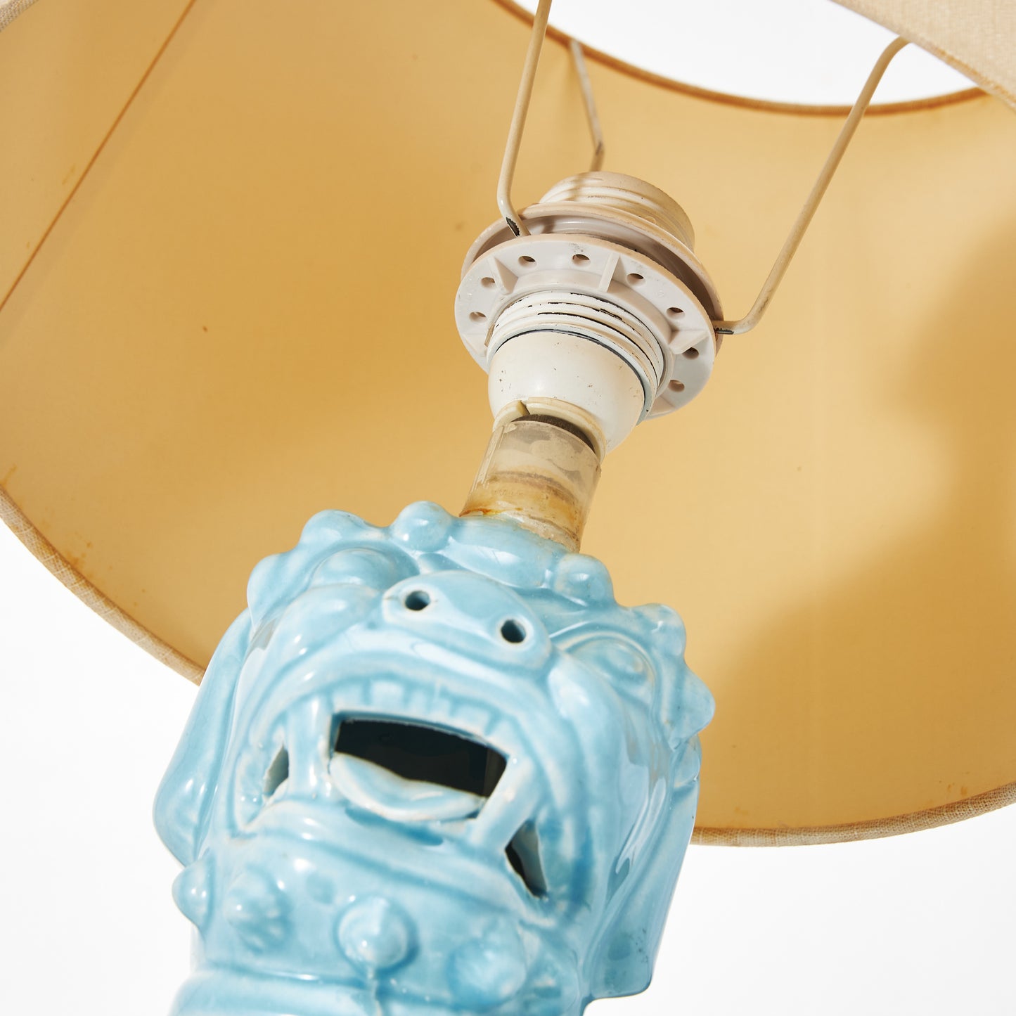 Pair of Vintage Chinese Fu Dog Lamp William "Billy" Haines style 1970