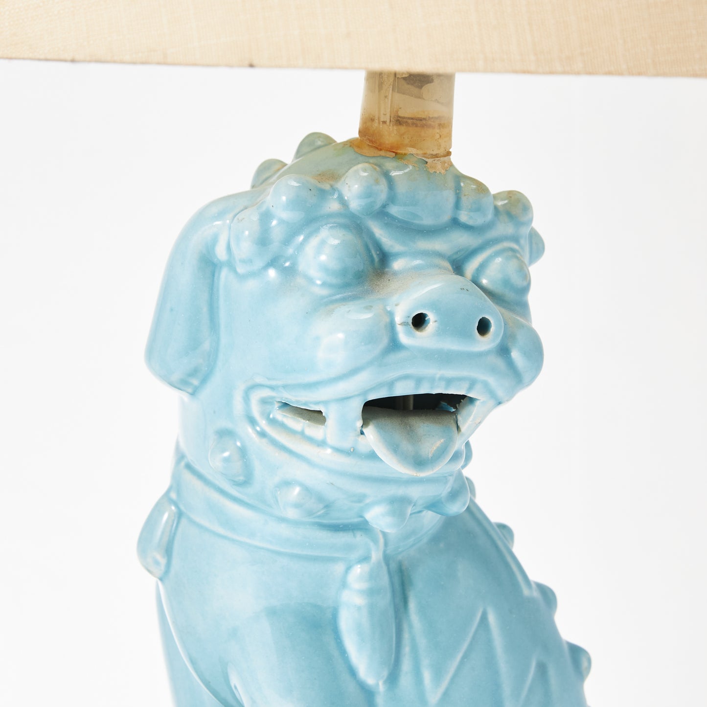 Pair of Vintage Chinese Fu Dog Lamp William "Billy" Haines style 1970
