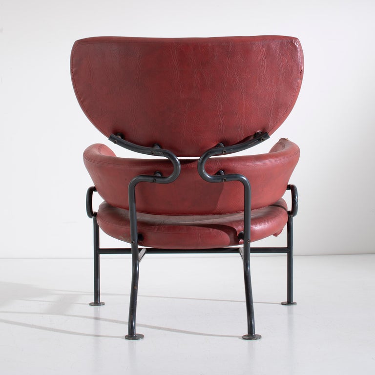 Franco Albini PL19 Tre Pezzi Armchair for Poggi Pavia Italy Circa 1959