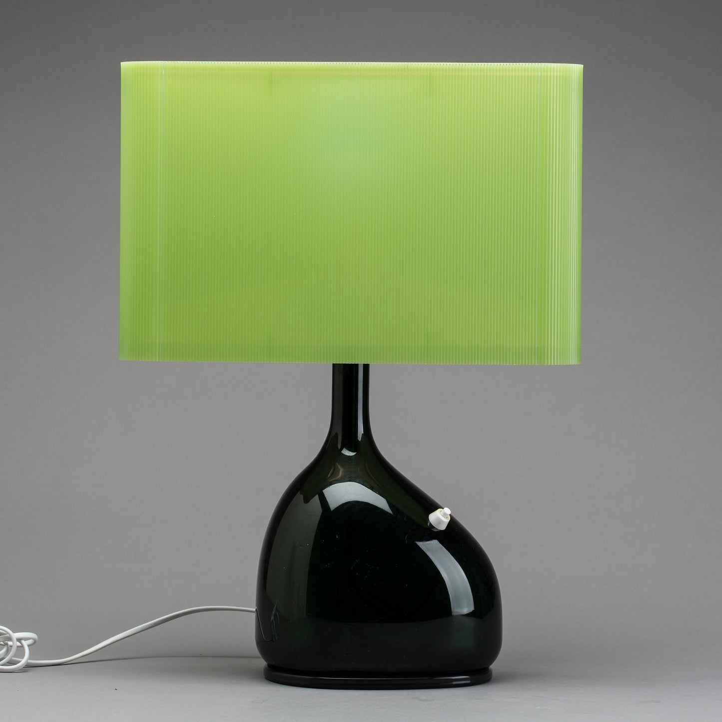 Table Lamp by Magnus Eleback Black Ceramic, Sweden, 1978