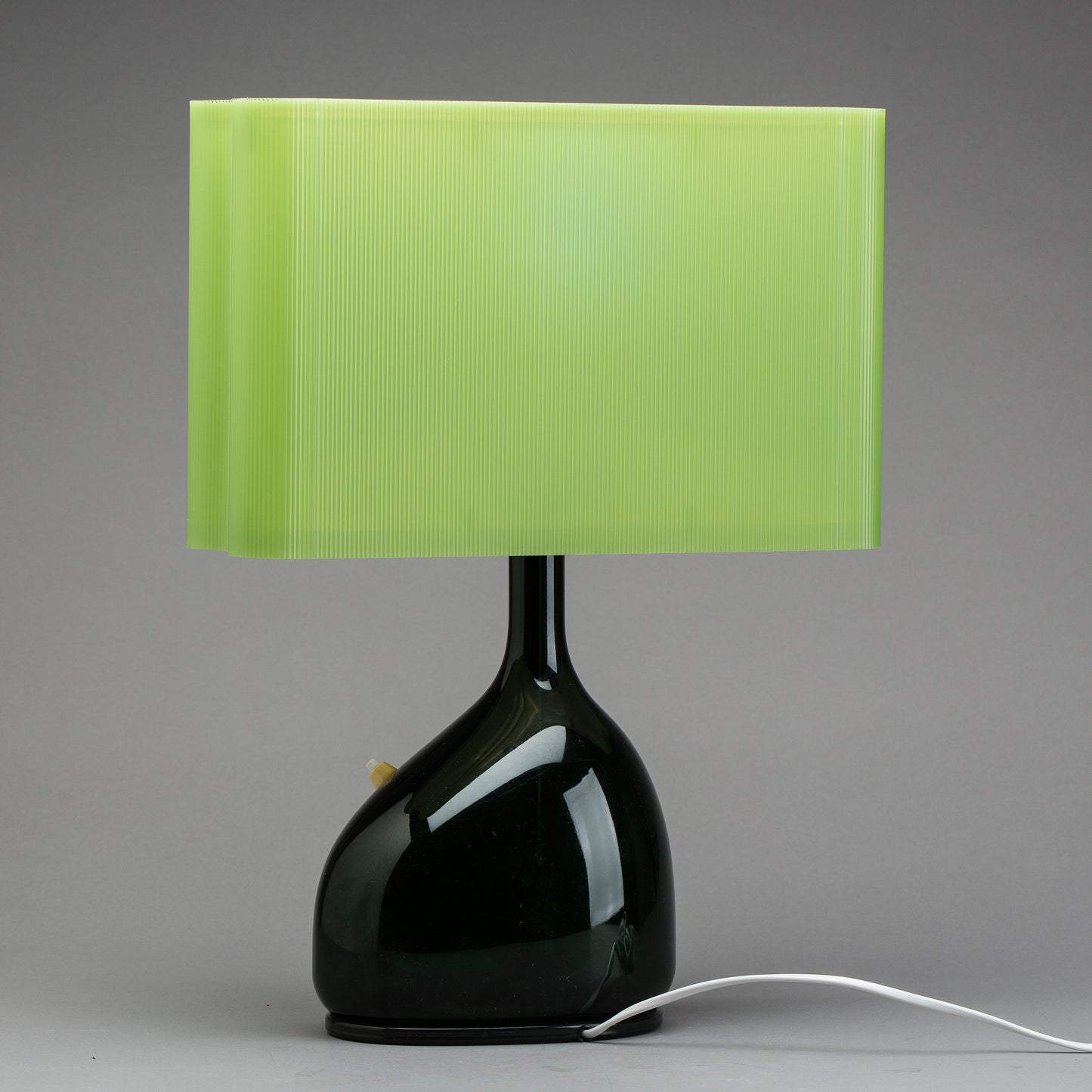 Table Lamp by Magnus Eleback Black Ceramic, Sweden, 1978