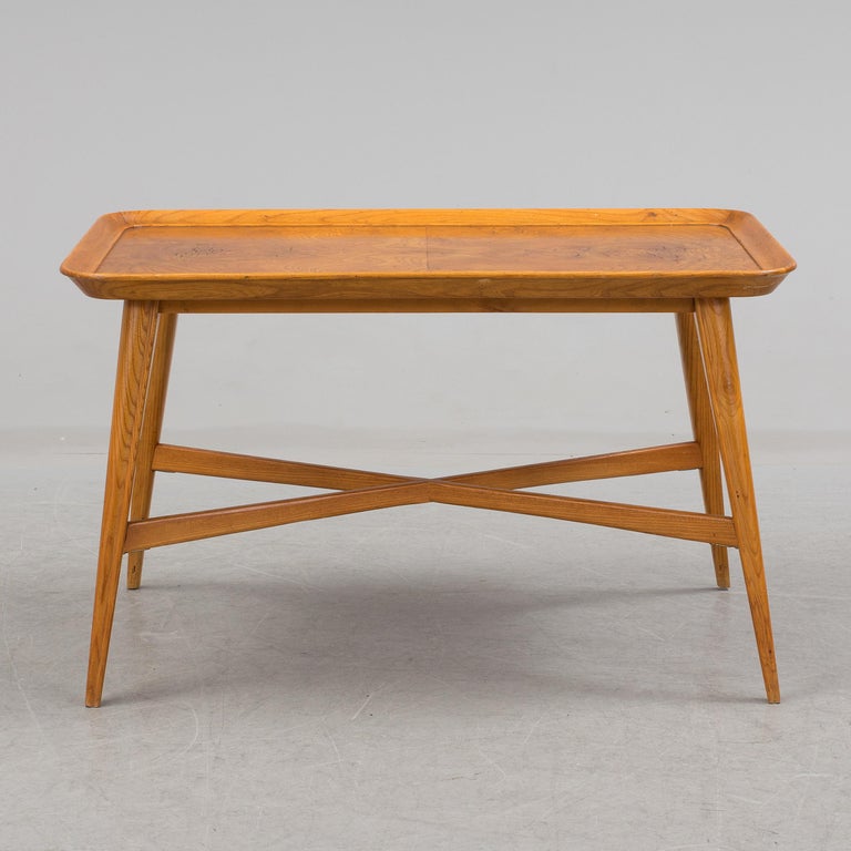 Oak and Birch Low Table Sweden, 1940