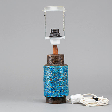Aldo Londi for Bitossi Ceramic Lamp Italy 1960s Signed
