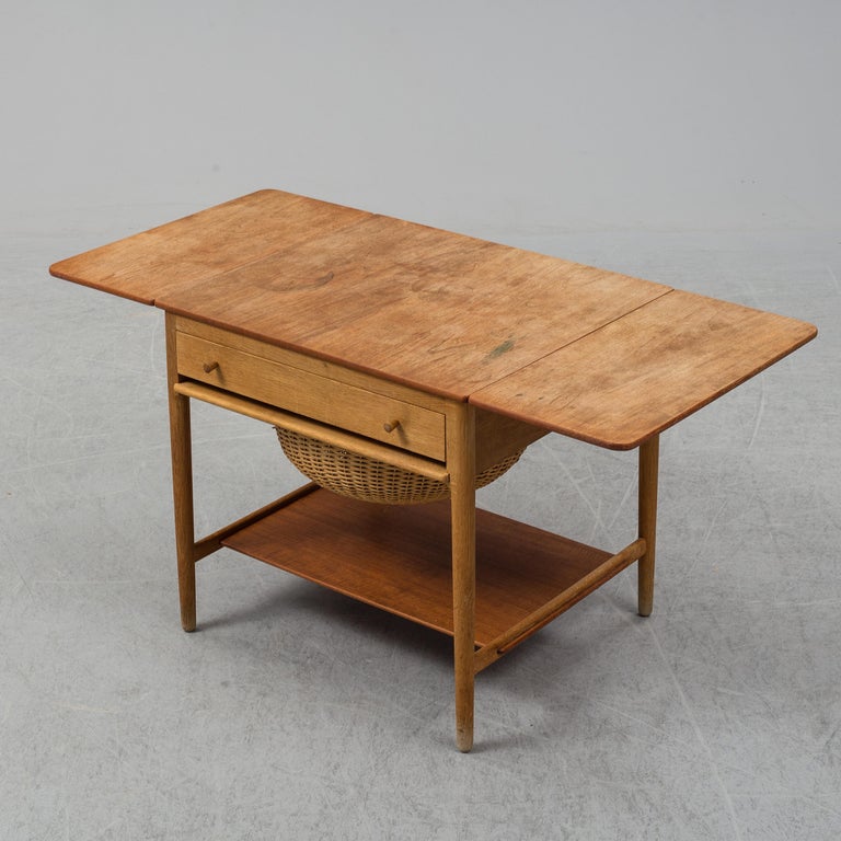 Hans J Wegner - Oak Sewing Table - Designed for Andreas Tuck Denmark