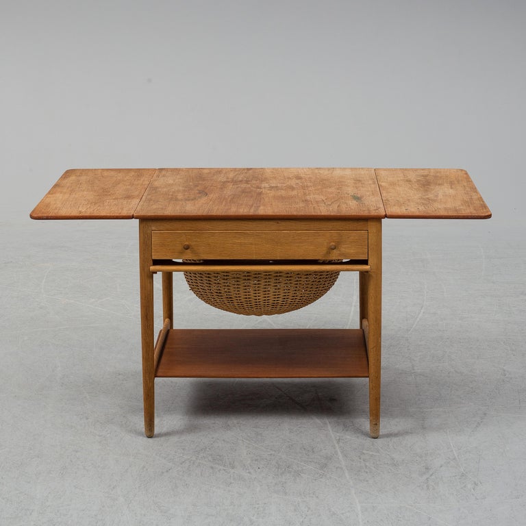 Hans J Wegner - Oak Sewing Table - Designed for Andreas Tuck Denmark