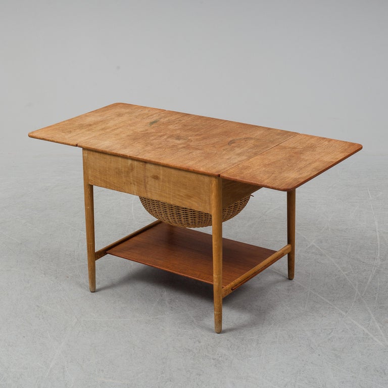 Hans J Wegner - Oak Sewing Table - Designed for Andreas Tuck Denmark