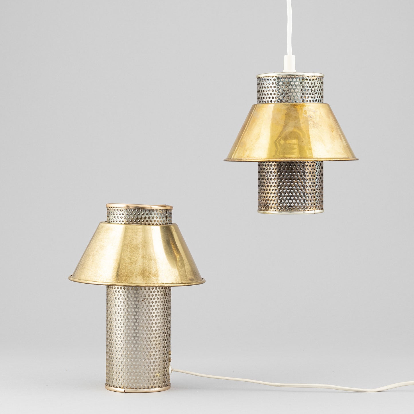 Table and Pendant Light by Hans Agne Jakobsson, Sweden, 1960