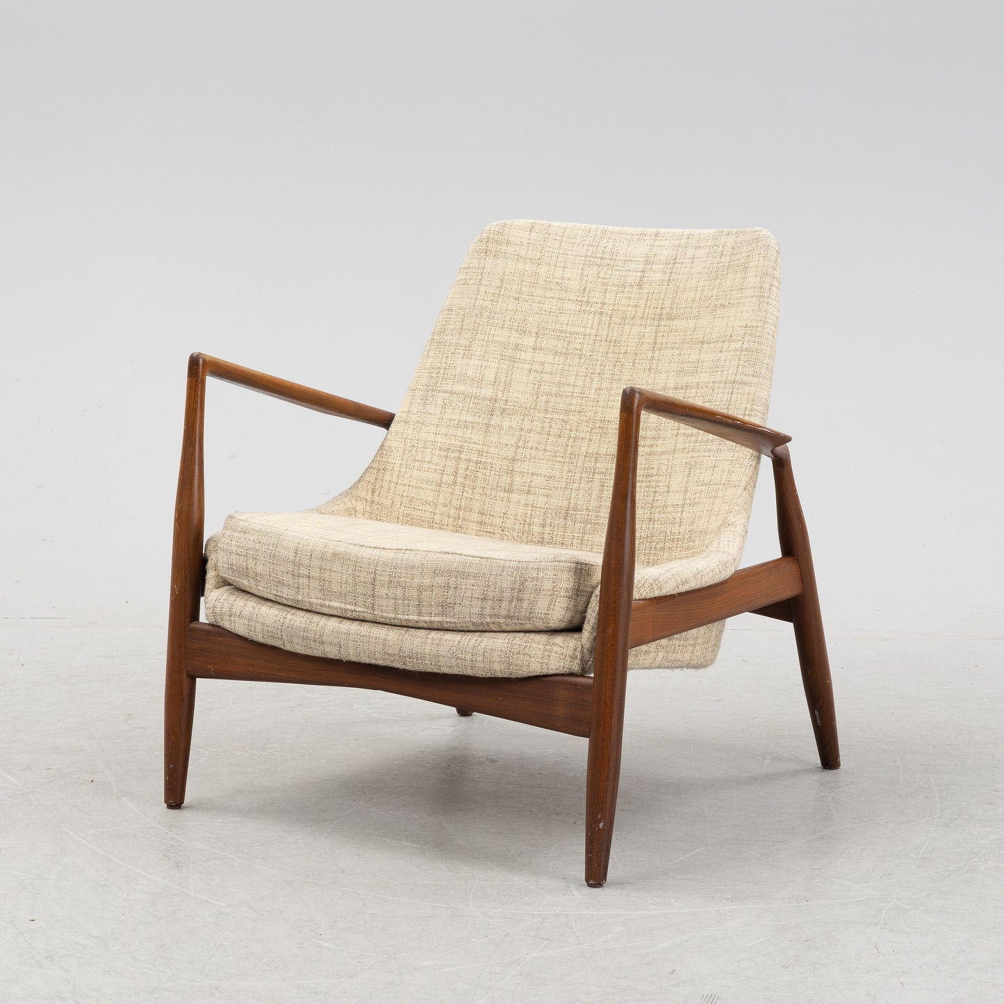 Ib Kofod Larsen, Easy Chair "Seal" or"Sälen" Produced by OPE Sweden 1960