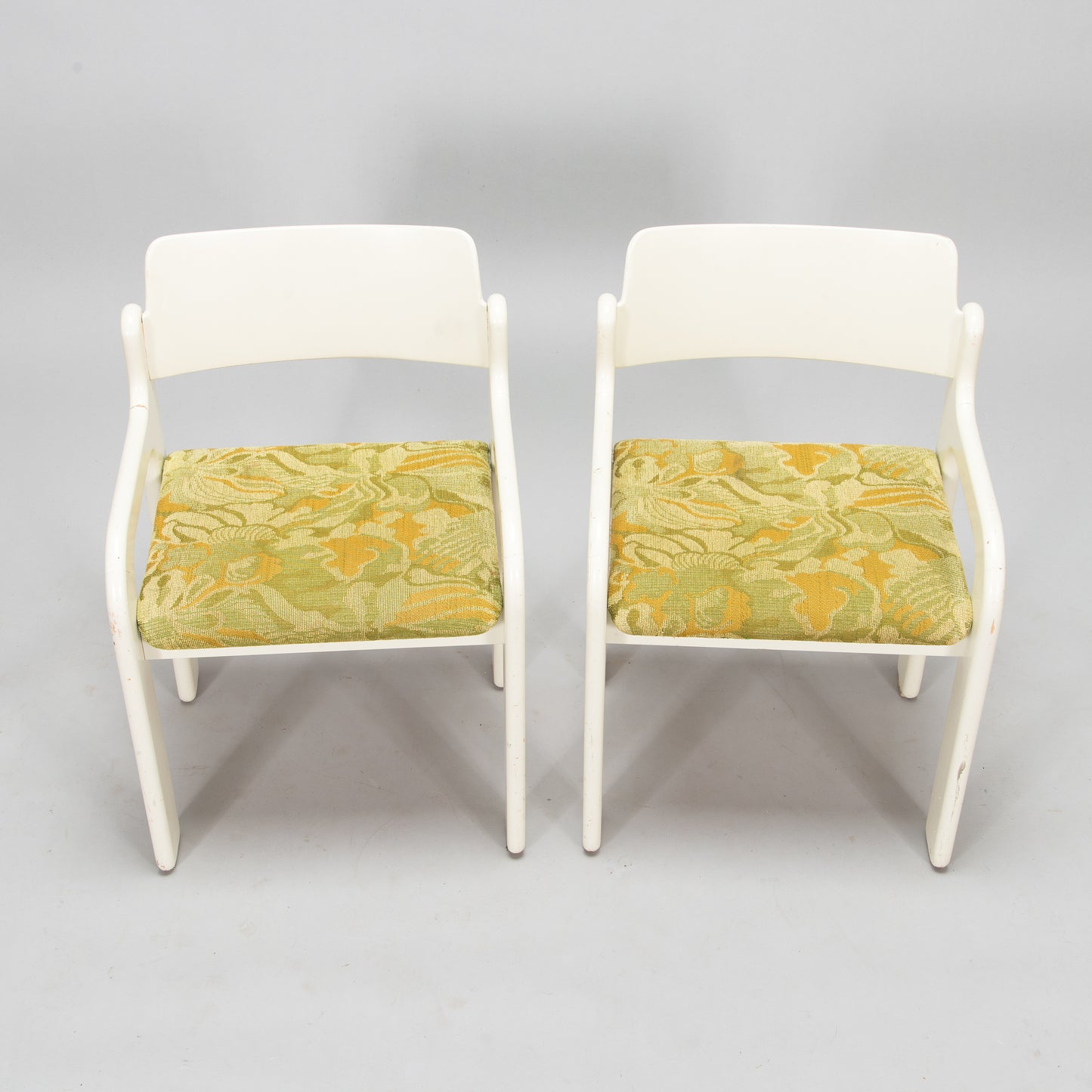 Eero Aarnio 4 Chairs Model Flamingo for Asko Finland Marked, 1970s