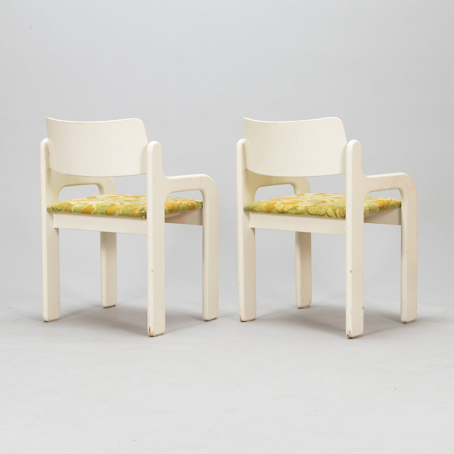 Eero Aarnio 4 Chairs Model Flamingo for Asko Finland Marked, 1970s