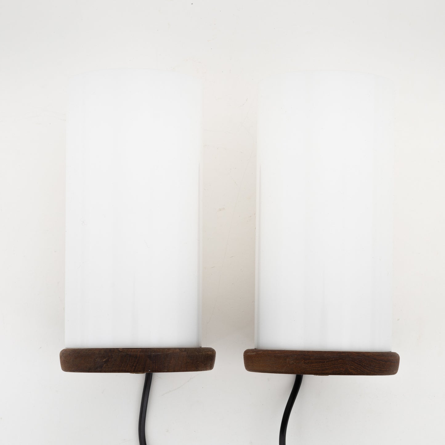 Uno & Östen Kristiansson Teak Sconces for Luxus