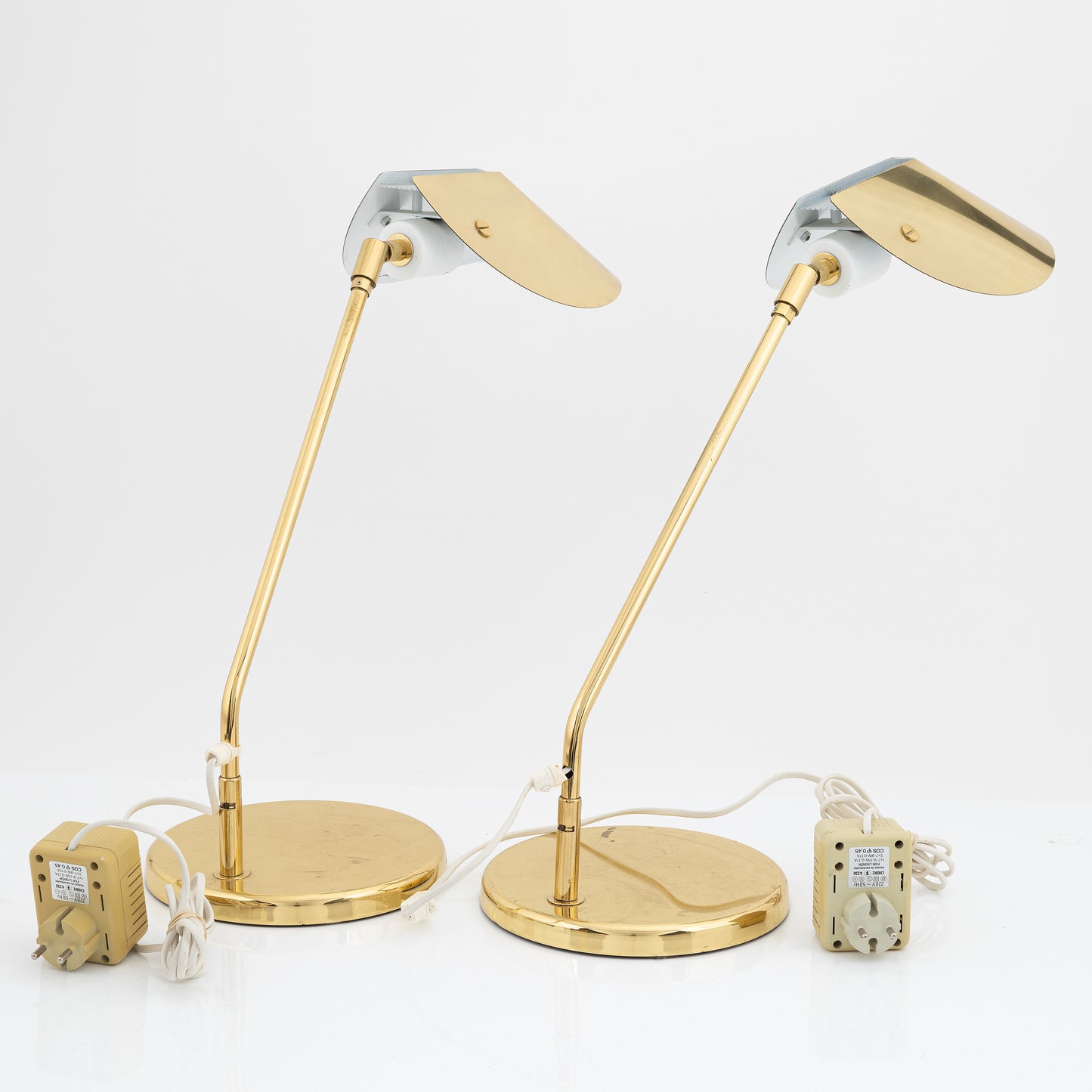 Table Lamp Desk Lamp by Aneta  in Brass Sweden 1970s