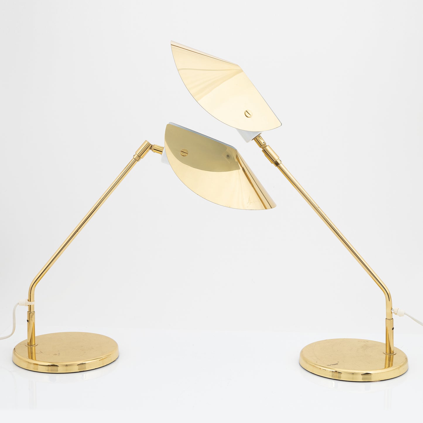 Table Lamp Desk Lamp by Aneta  in Brass Sweden 1970s