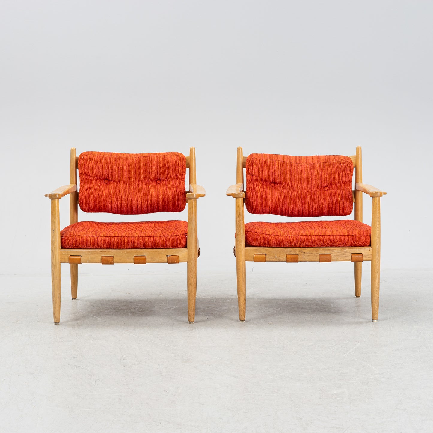 Eric Merthen, Pair of Oak Cadett Easy Chairs, Sweeden, 1960s