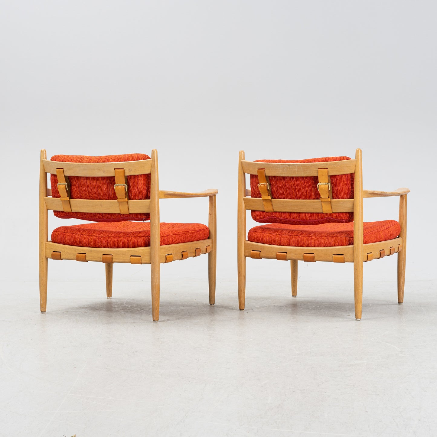 Eric Merthen, Pair of Oak Cadett Easy Chairs, Sweeden, 1960s