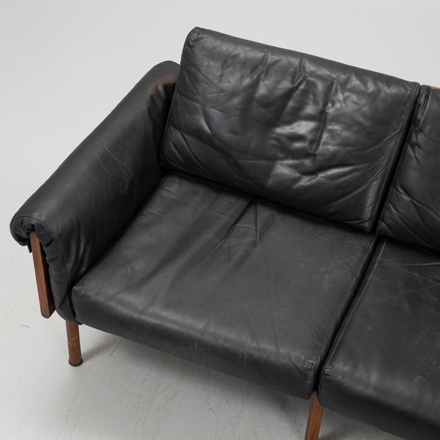 Yrjö Kukka a Rosewood Sofa Model Ateljee for Haimi Finland, 1960