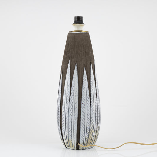Anna Lisa Thomson lamp ' Paprika' earthenware by Upsala Ekeby Sweden 1960