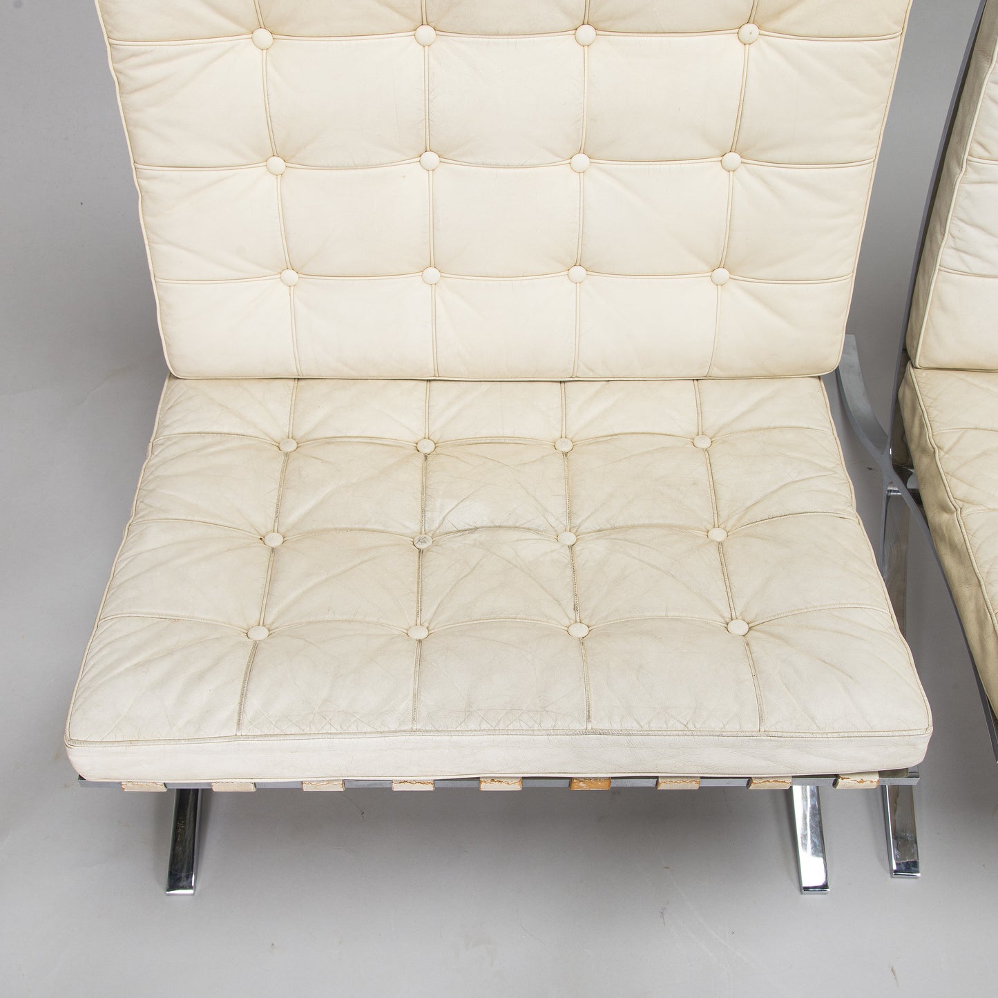 Ludwig Mies van der Rohe 'Barcelona' chair for Knoll made in USA 1965