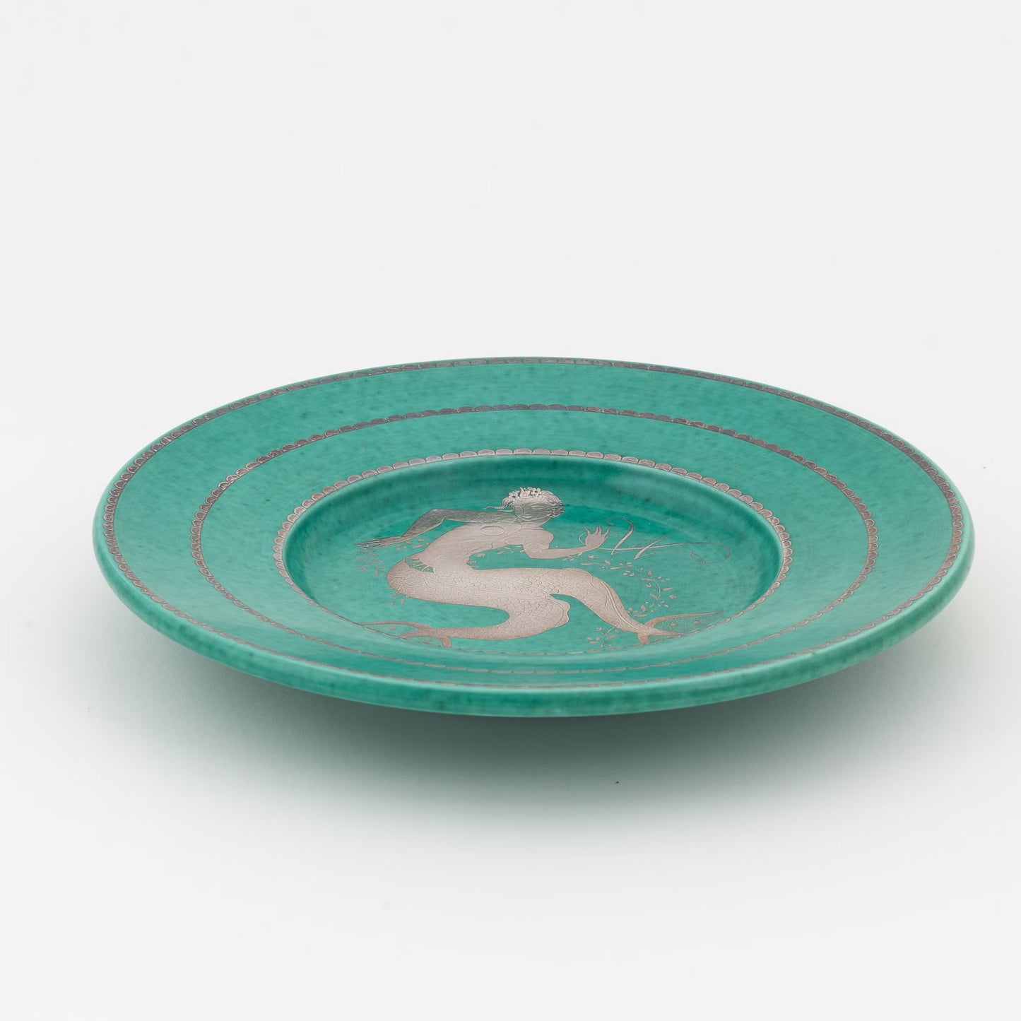 Wilhelm Kage dish  "Argenta" Gustavsberg Sweden 1950. Signed and Dated