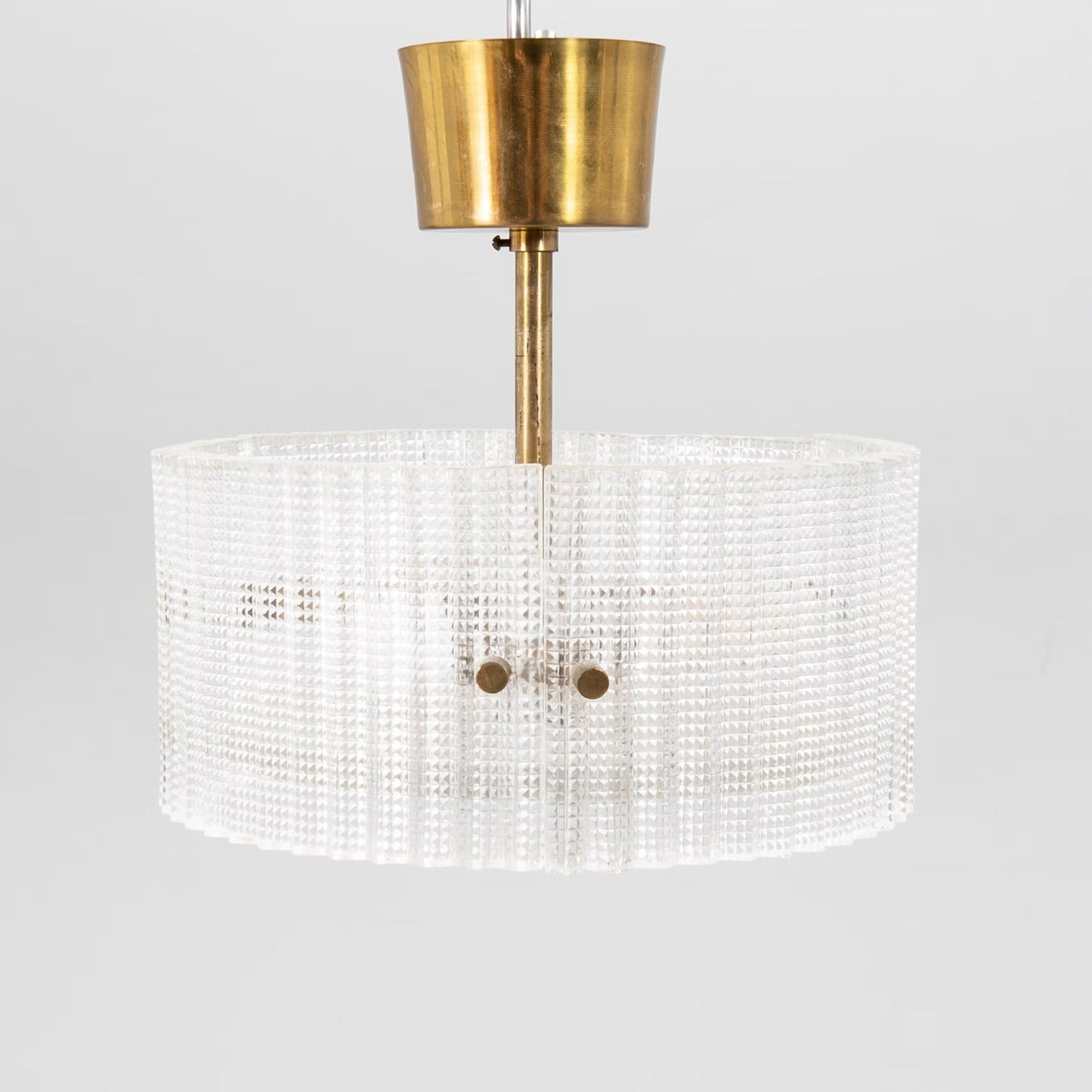 Carl fagerlund for Orrefors pendant light Sweden 1960