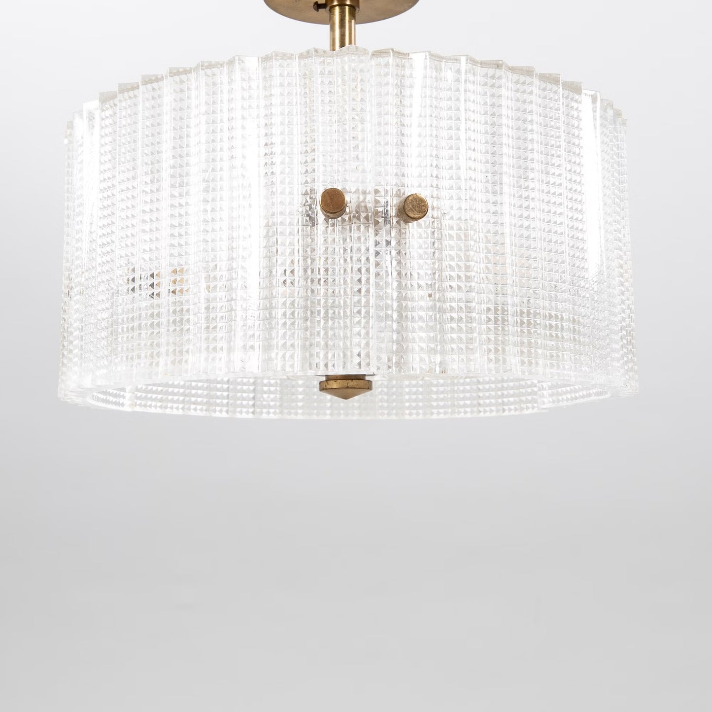 Carl fagerlund for Orrefors pendant light Sweden 1960