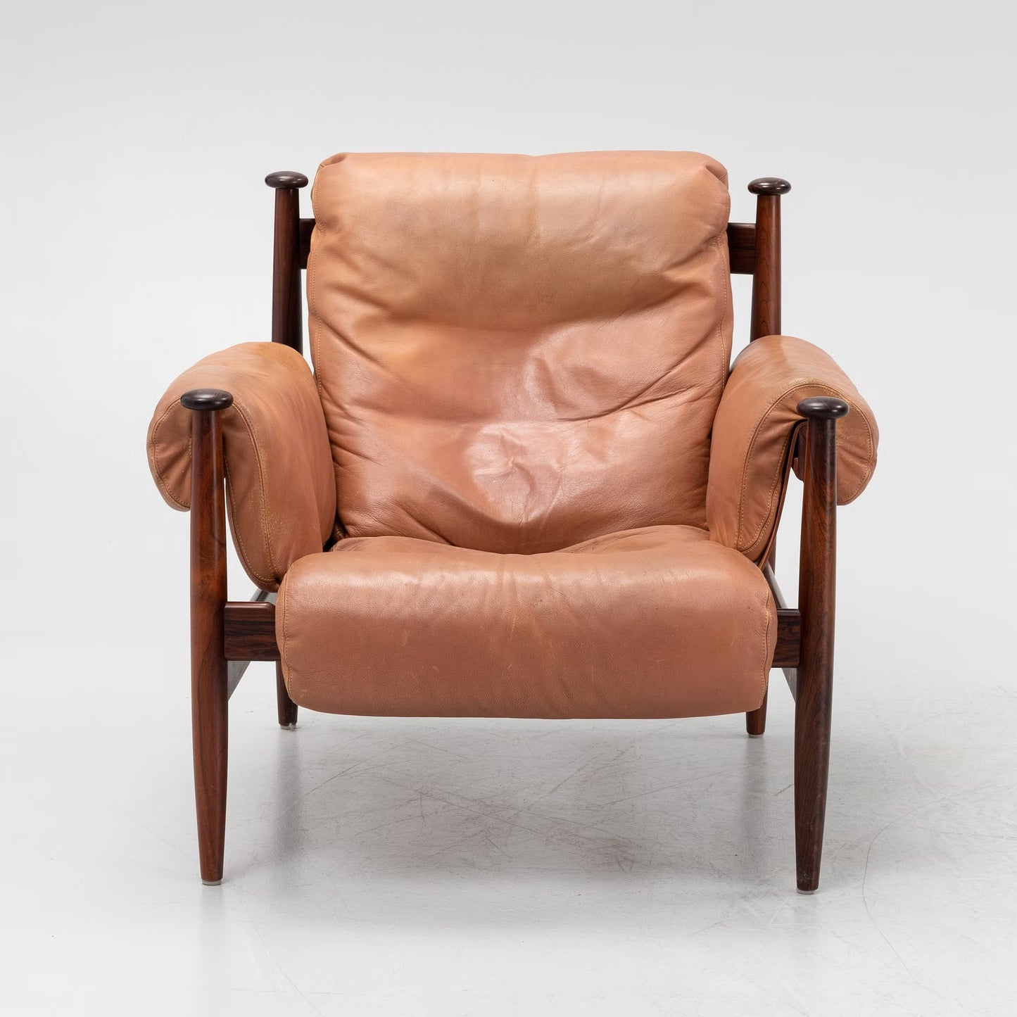 Eric Merthen Admiral Armchair Rosewood Ire Möbler, Sweden 1960