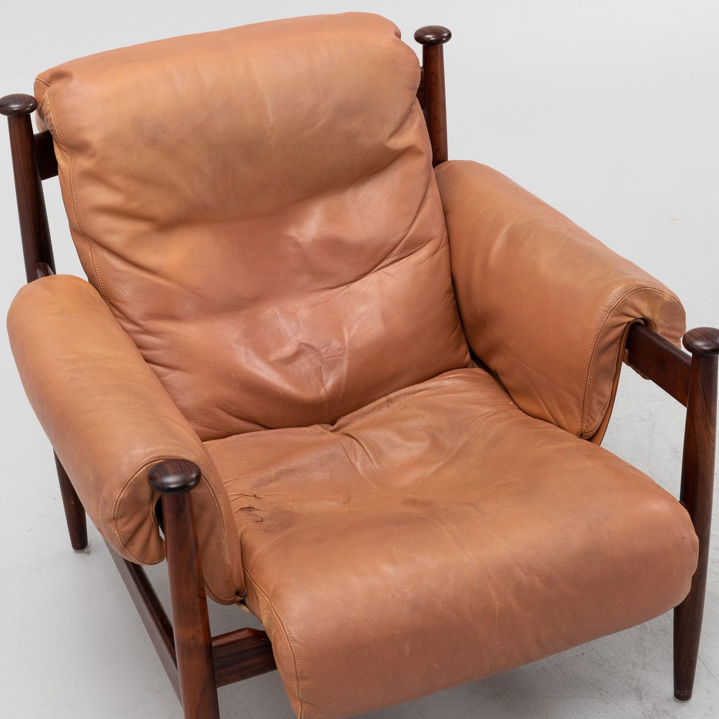 Eric Merthen Admiral Armchair Rosewood Ire Möbler, Sweden 1960