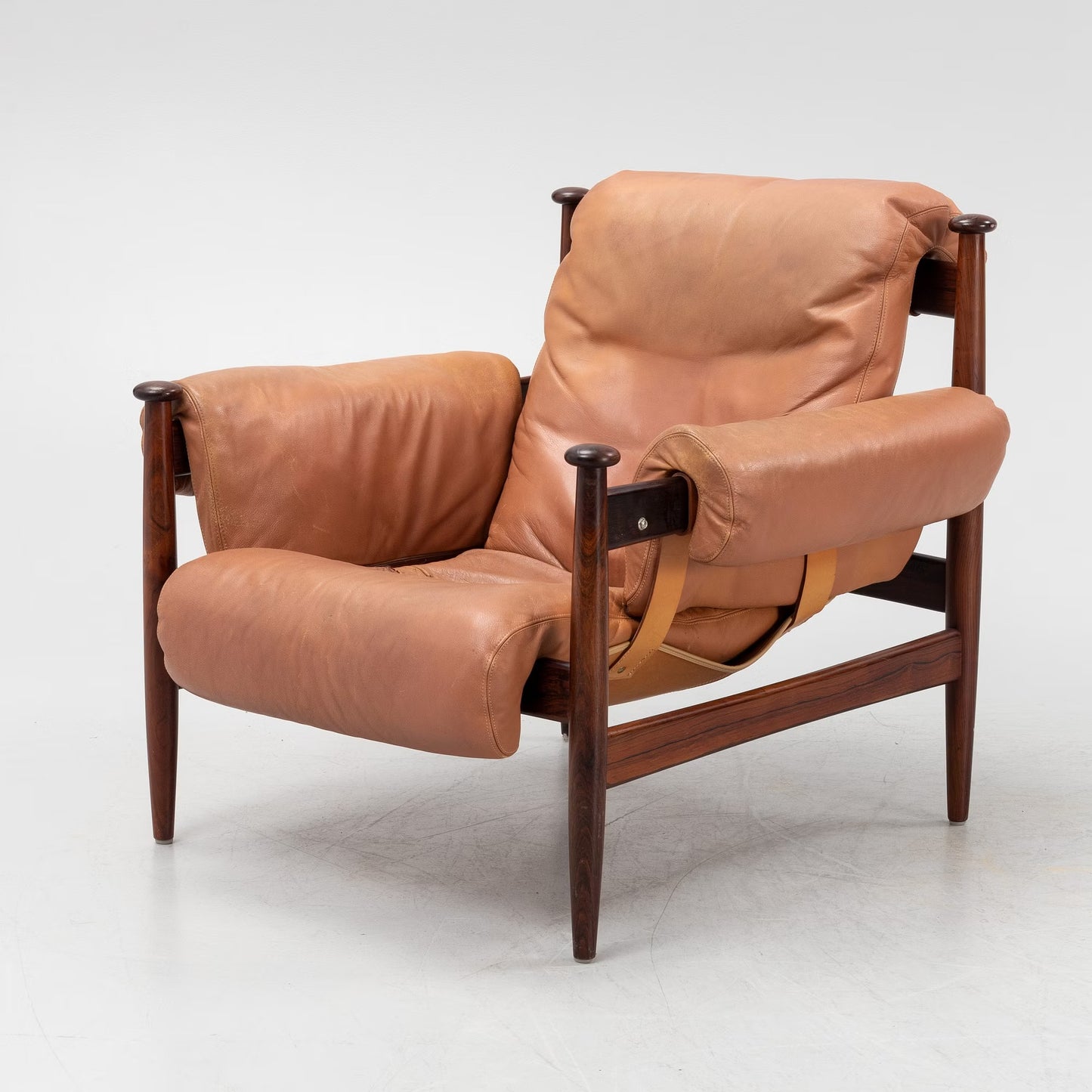 Eric Merthen Admiral Armchair Rosewood Ire Möbler, Sweden 1960