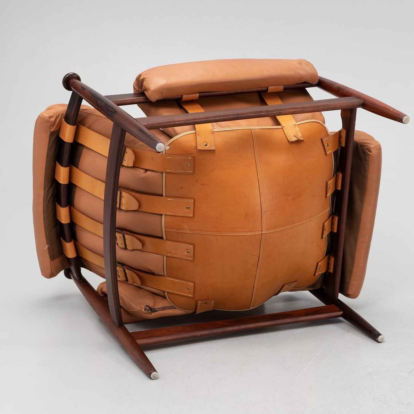 Eric Merthen Admiral Armchair Rosewood Ire Möbler, Sweden 1960