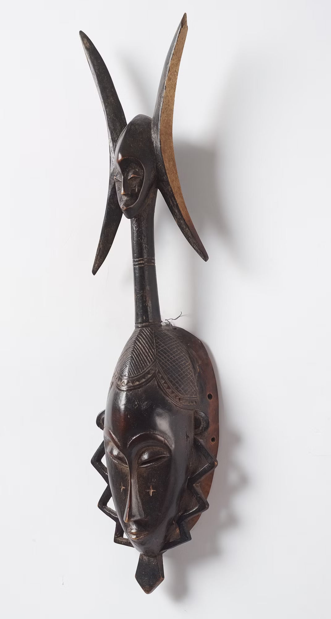 African mask Yaure tribe Ivory Coast Circa 1950